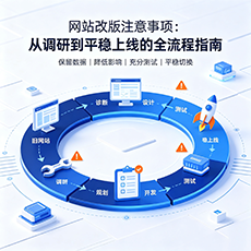 金昌建站-网站改版注意事项：从调研到平稳上线的全流程指南