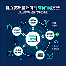 金昌建站-建立高质量外链的5种白帽方法